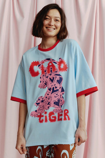 T-shirt Ciao Tiger Oversize