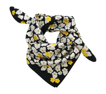 Apaszka jedwabna Caviar Black