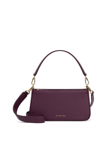 Torebka damska fioletowa ze skóry Bellona Plum - The Mar