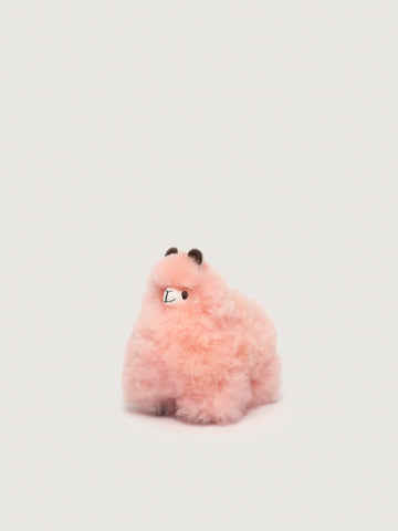 Przytulanka z Naturalnej Alpaki Peach 18cm