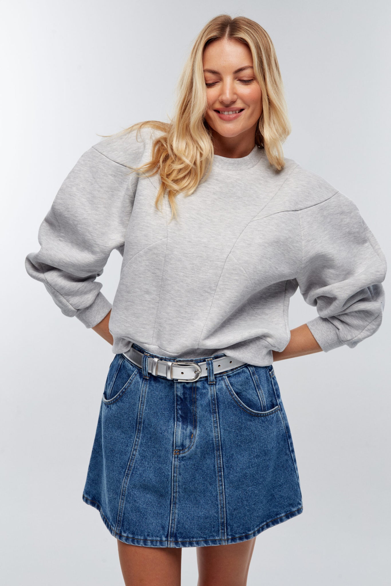 Bluza Tamara in light grey