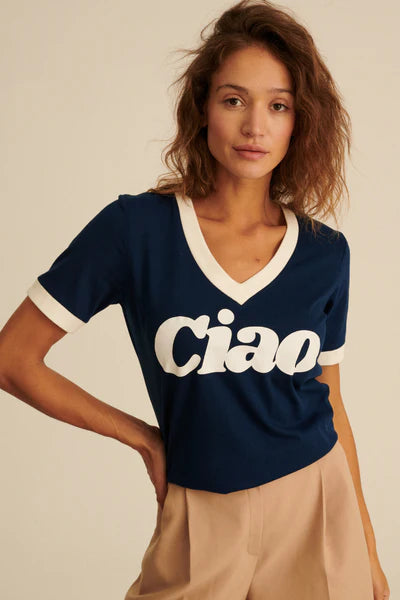 T-shirt Ciao V-neck Navy