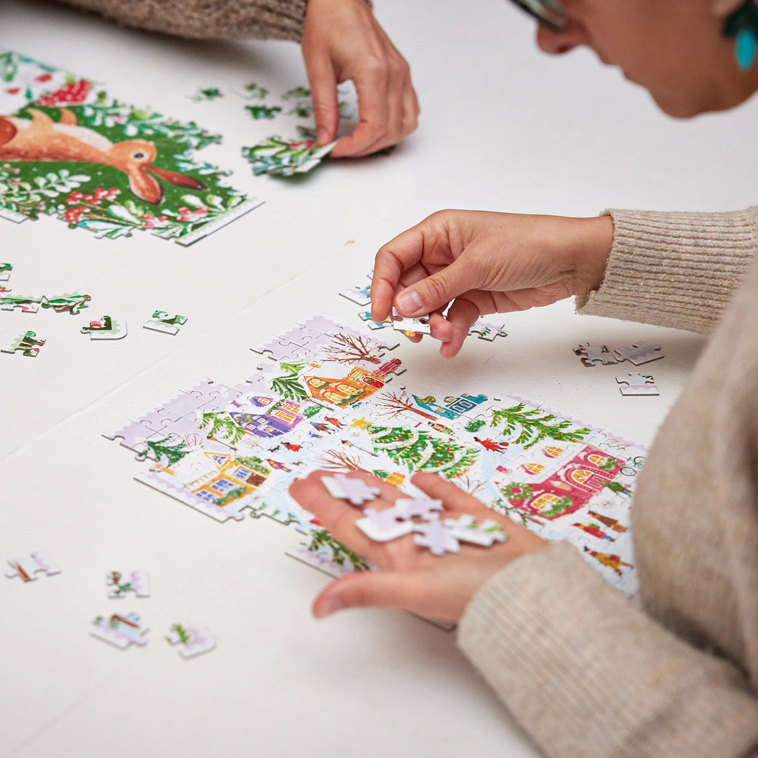 Puzzle Zimowe Spotkania 150 elementów