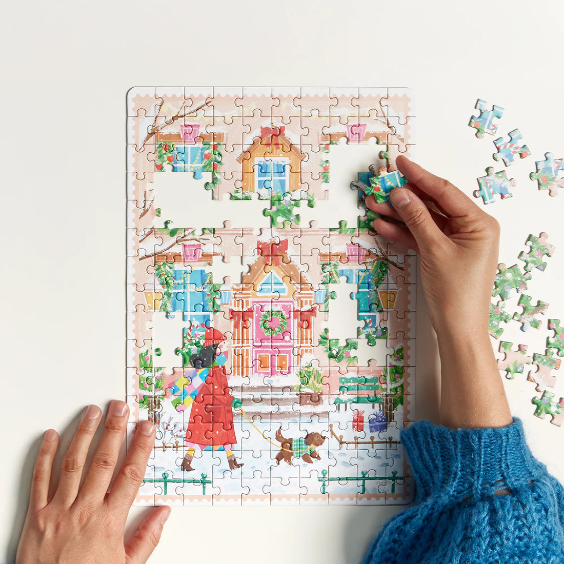 Puzzle Zimowy Spacer 150 elementów