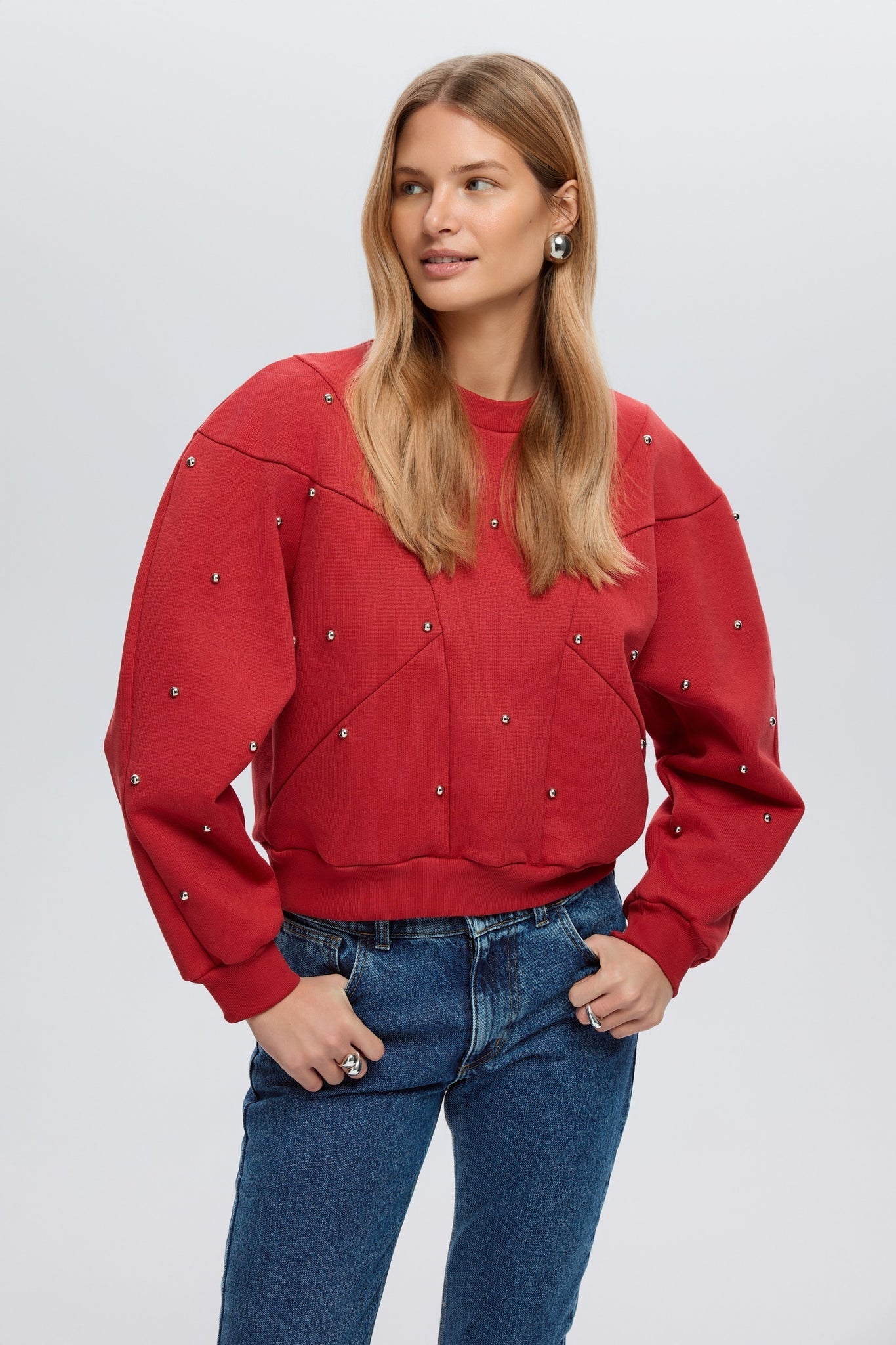 Bluza Tamara Red Silverdrops