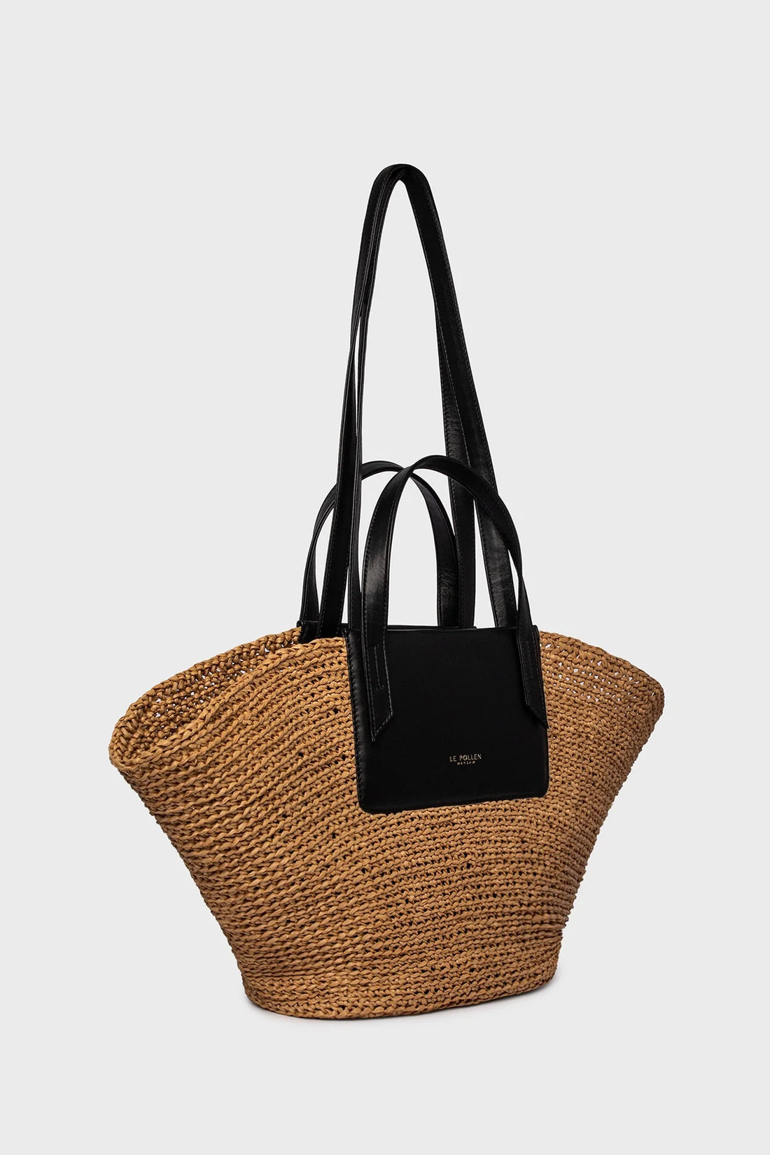 Torebka damska pleciony kosz Raffia Bag Natural - Le Pollen
