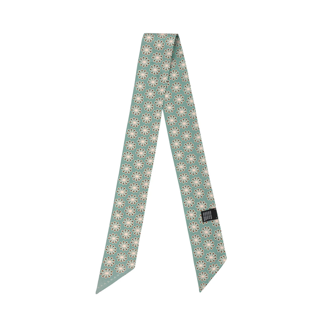 Krawacik jedwabny zielony Kaaskas - Sage Green