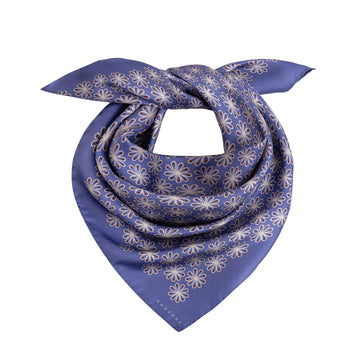 Apaszka jedwabna niebieska Kaaskas - Peri Blue