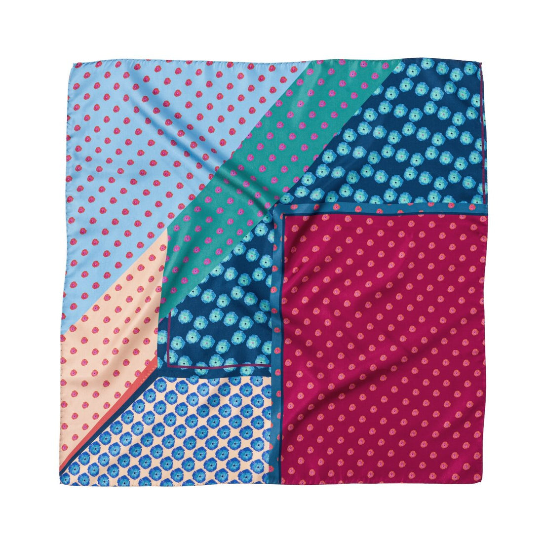 Apaszka jedwabna Garnet Red