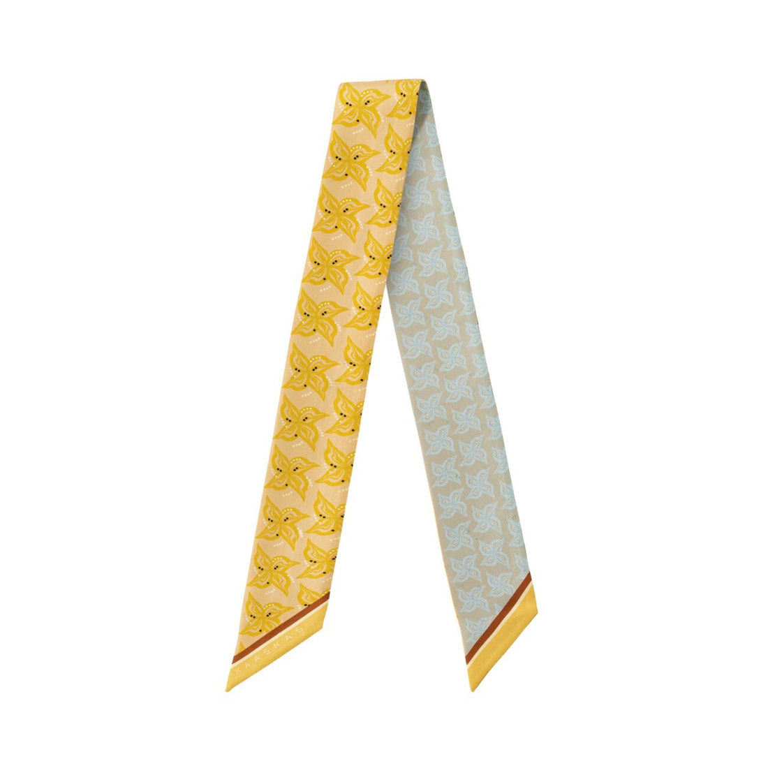 Krawacik jedwabny Warm Yellow