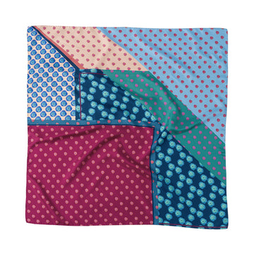 Chusta jedwabna Garnet Red