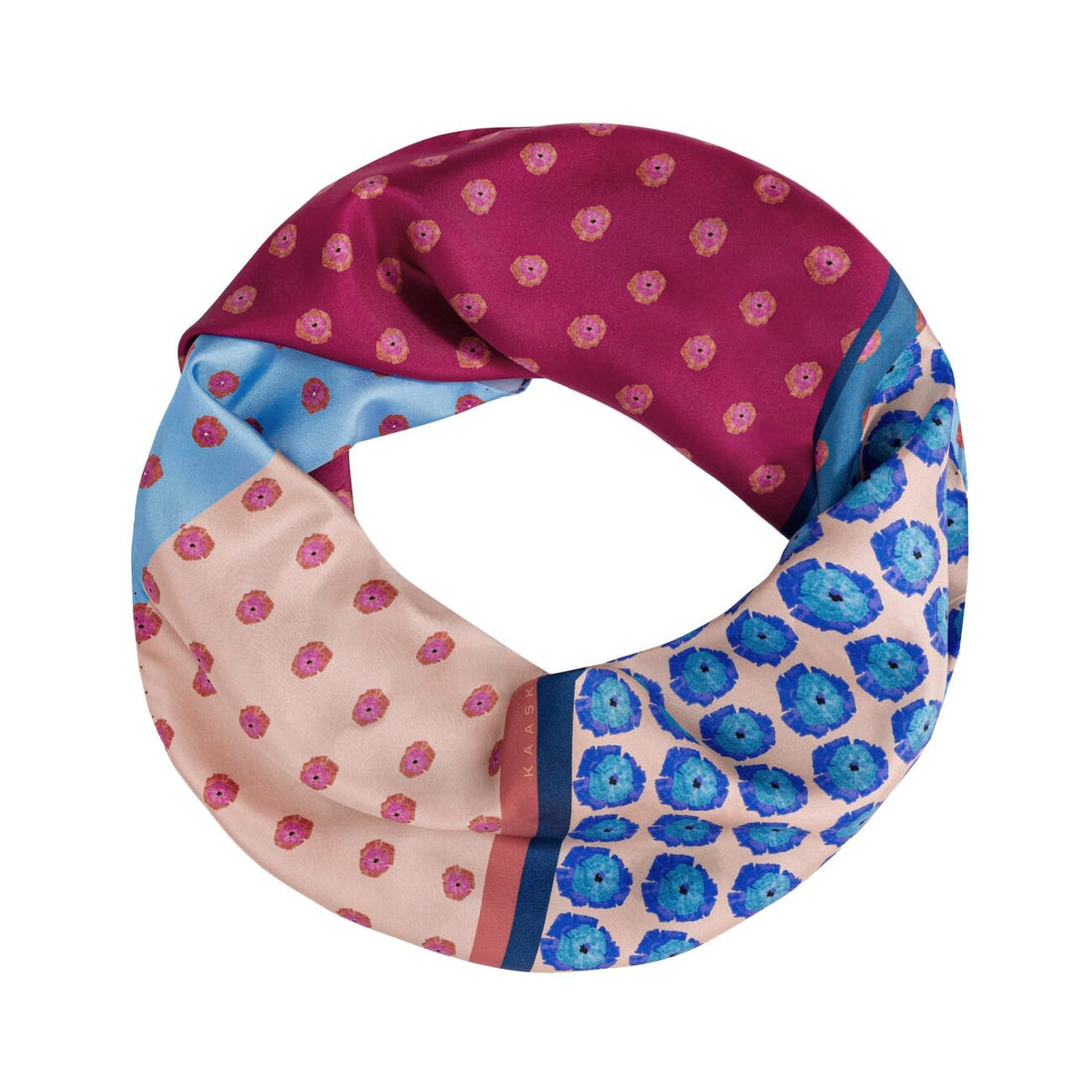 Chusta jedwabna Garnet Red