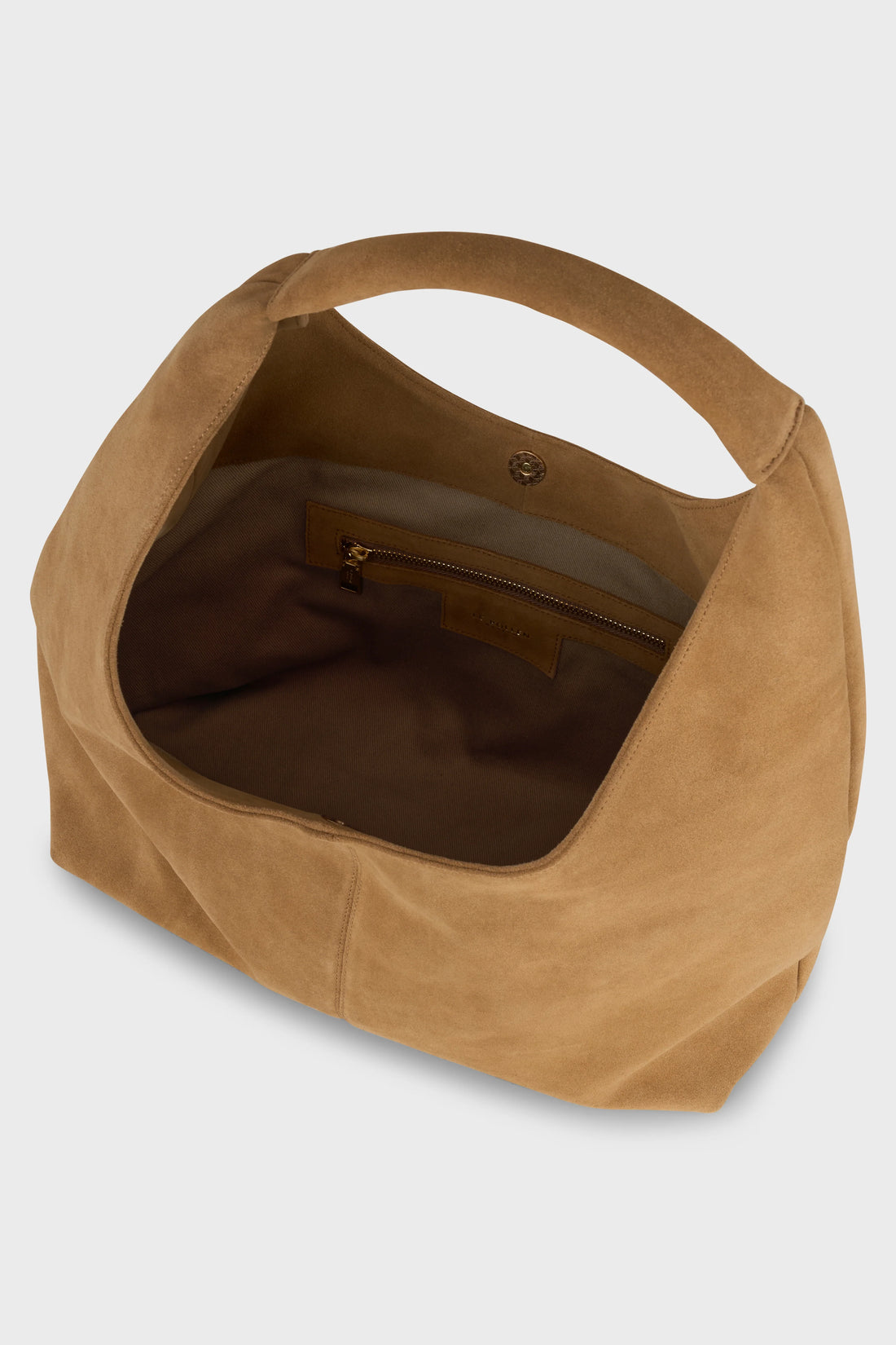 Torebka damska beżowa zamszowa Hobo Honey Suede - Le Pollen