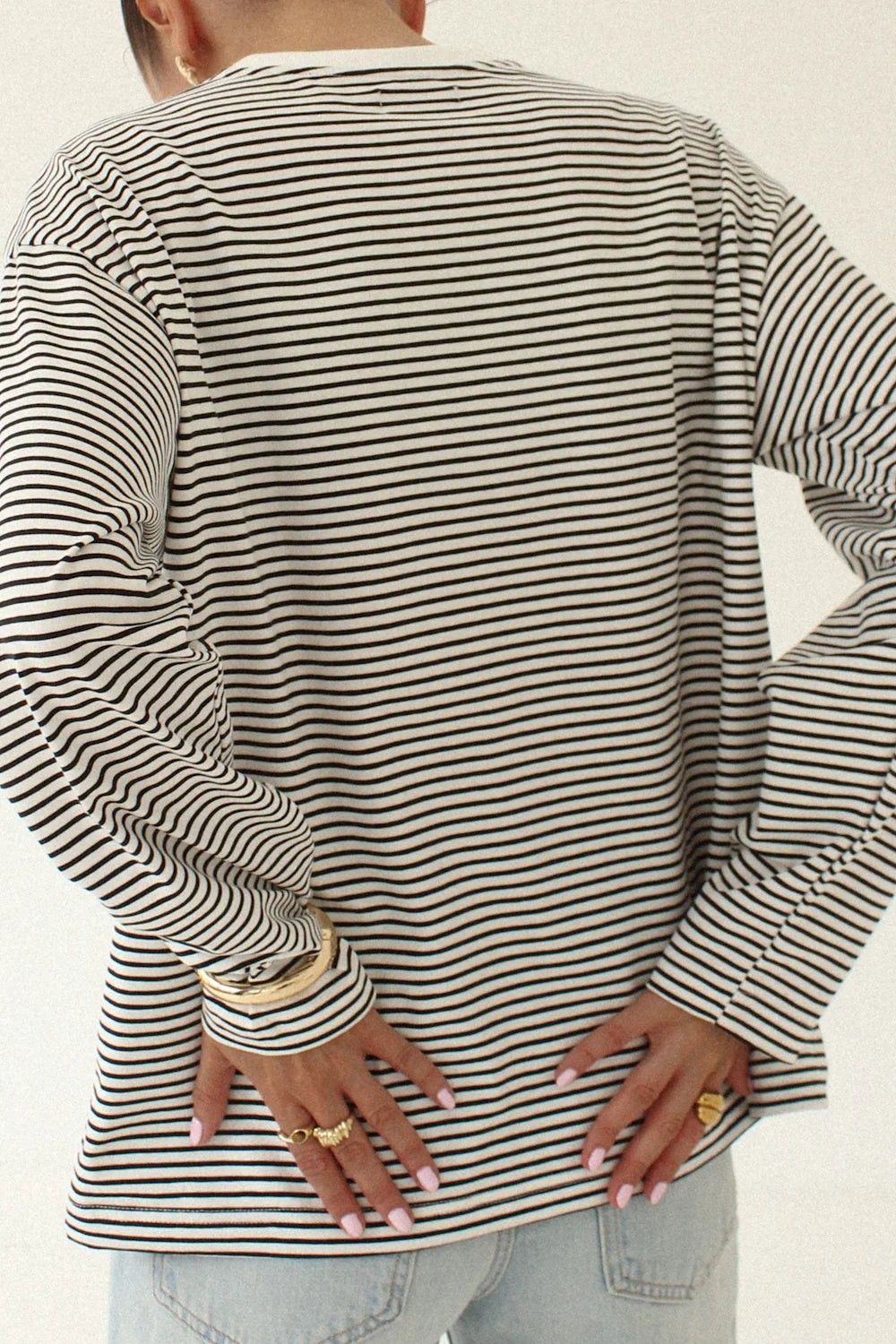 Longsleeve Stripes Black – bawełniany longsleeve w czarne paski - WHYSOSERIOUS