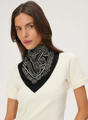 Apaszka damska Lebrand czarna - bandana
