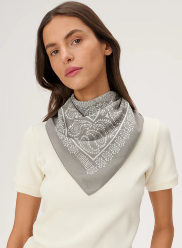 Apaszka damska Lebrand szara - bandana
