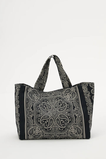 Torba oversize shopper czarna Lebrand - Capri