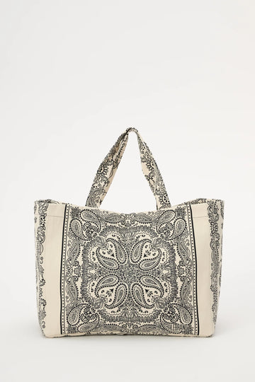 Torba oversize shopper kremowa Lebrand - Capri Ecru