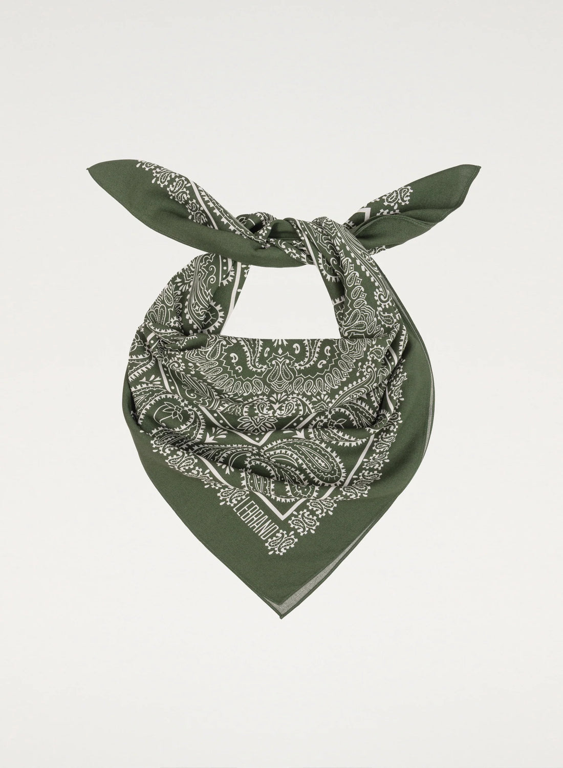 Apaszka damska Lebrand zielona - bandana