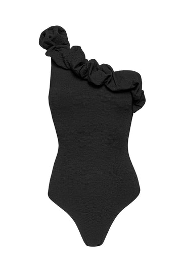 Strój kąpielowy damski czarny asymetryczny Sea Pearl - Undress Code