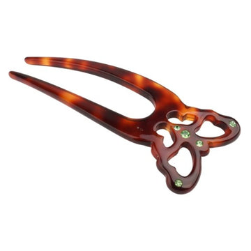 Francuska spinka do włosów Dark Vision Butterfly Fork with Crystals - Turtle Story