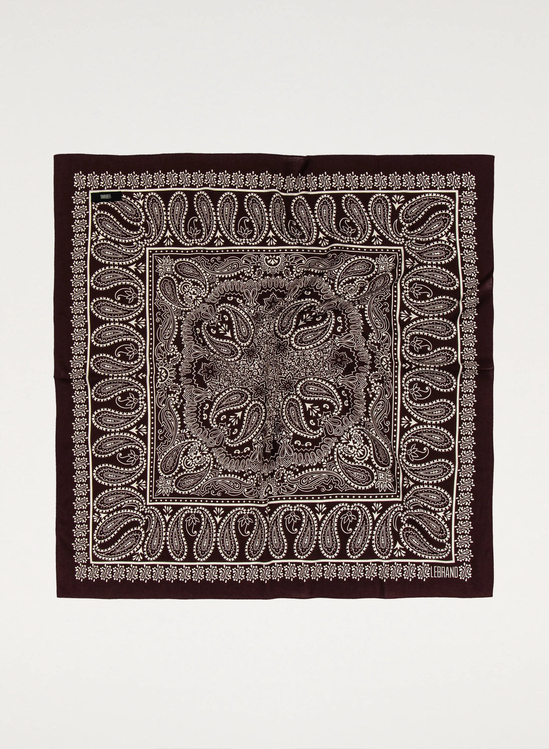 Apaszka damska Lebrand burgundowa - bandana
