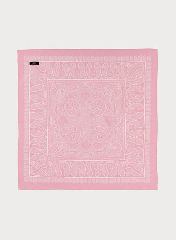 Apaszka mini damska Lebrand różowa - bandana