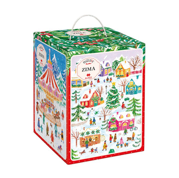 Puzzle Zestaw Zimowy 4x150 elementów