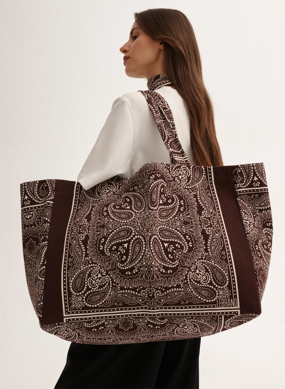 Torba Shopper Capri Burgundowy