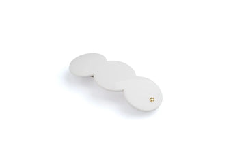 Spinka do włosów biała Triplet Barrette Off-White - Turtle Story
