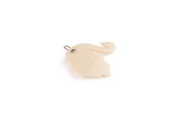 Spinka do włosów perłowa w kształcie łabędzia Swan Clip Pearly - Turtle Story