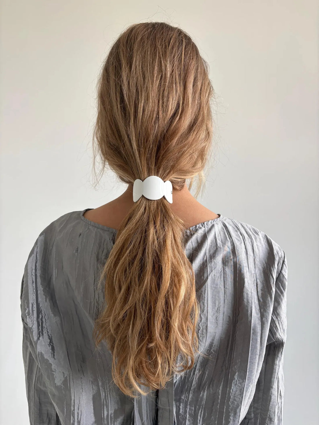Spinka do włosów biała Triplet Pony Off-White - Turtle Story