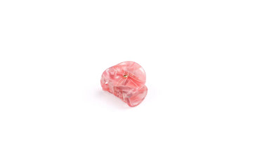 Mała klamra do włosów różowa Adorable Pink Coral - Turtle Story