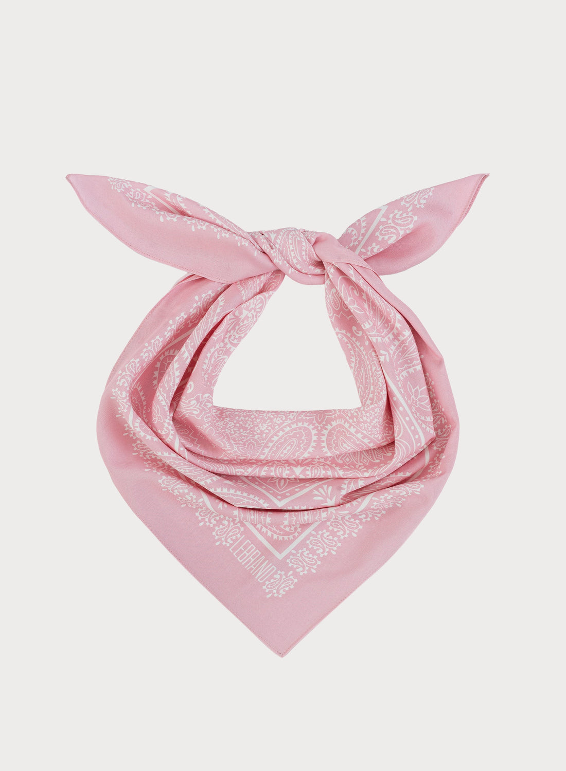 Apaszka mini damska Lebrand różowa - bandana