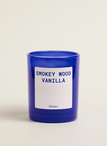 Świeca zapachowa Smokey Wood Vanilla - Leisure