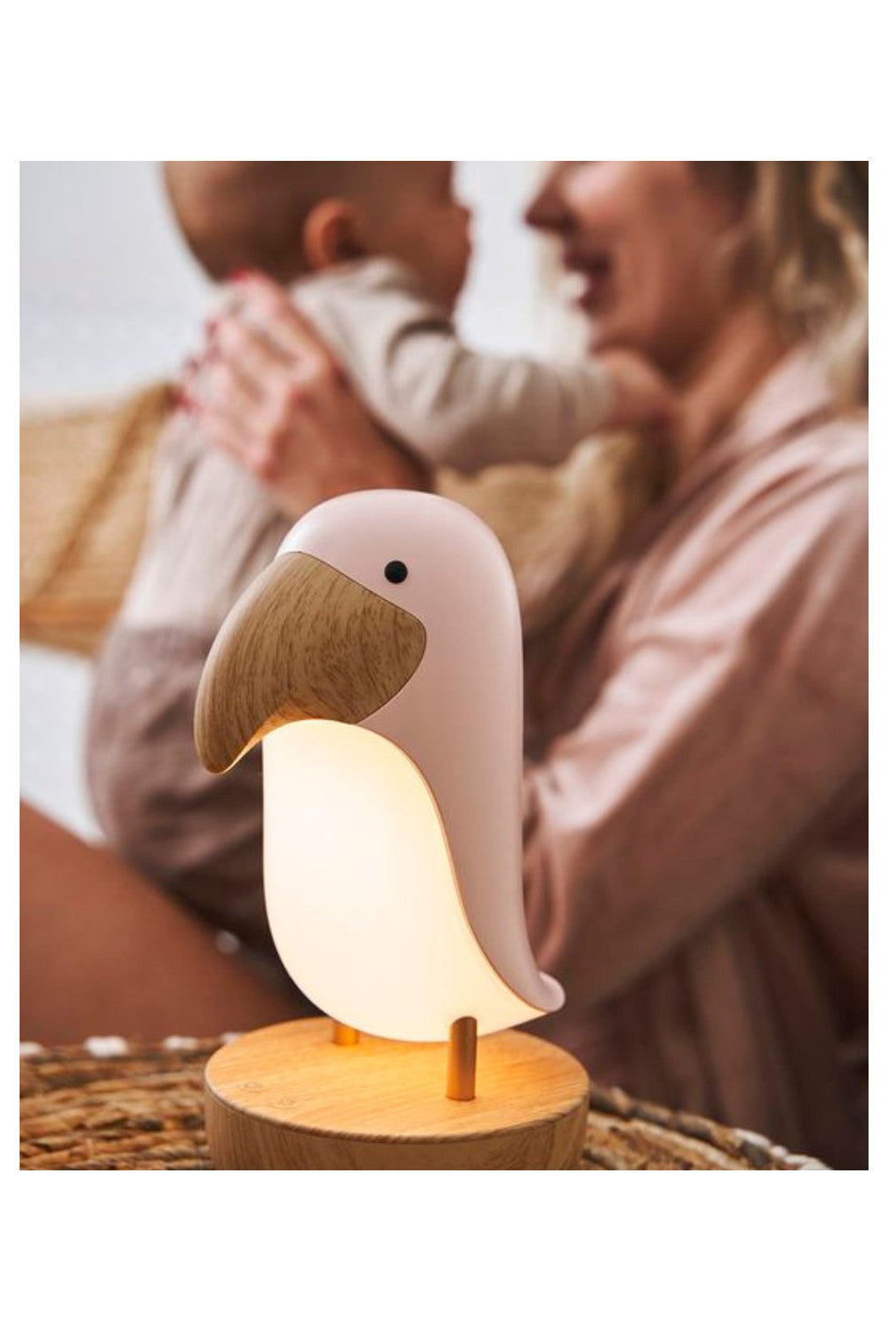 Maskonur Lampka z Głośnikiem Różowa