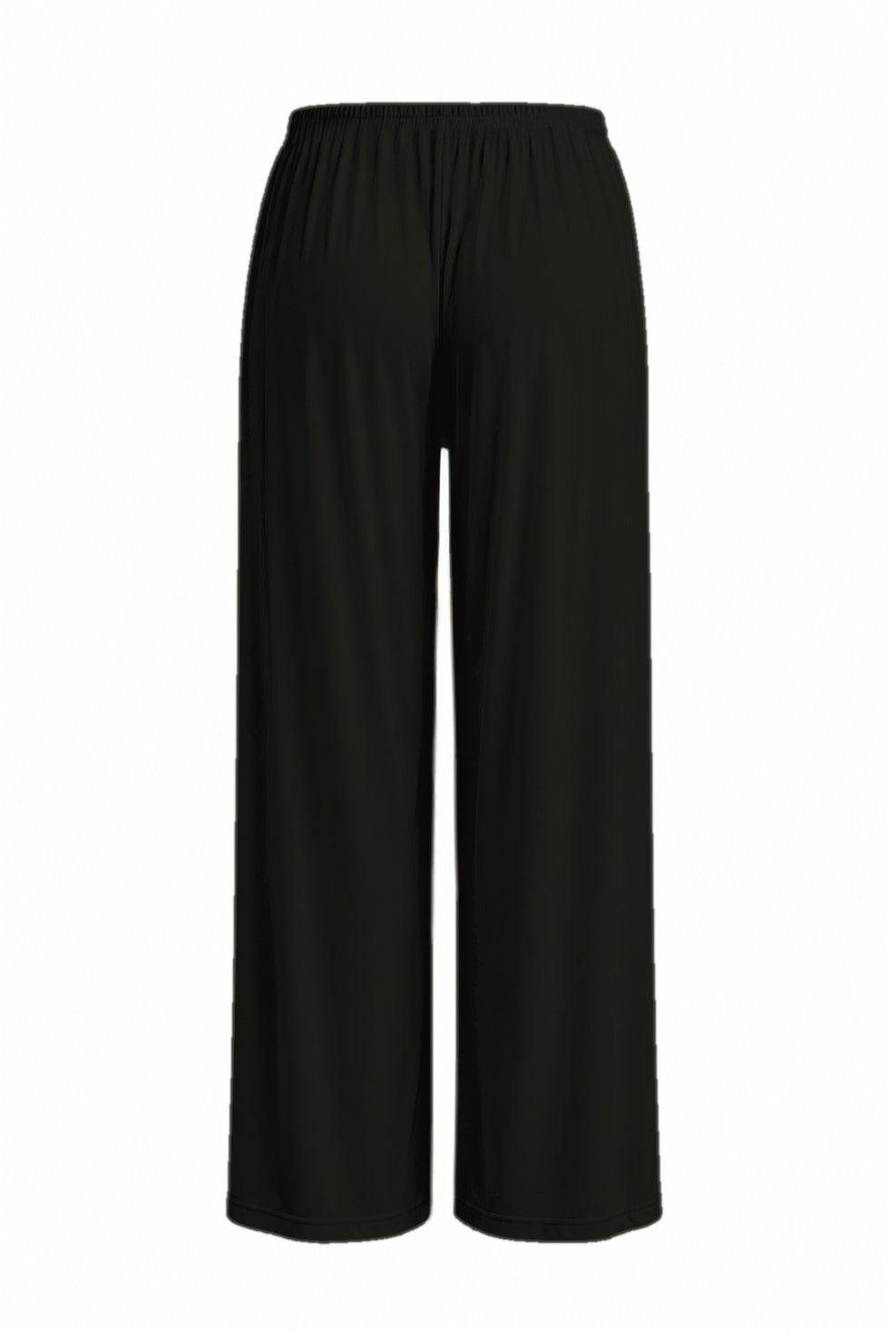 Spodnie damskie czarne z miękkiej dzianiny Zelia Trousers Noir - Le Prive
