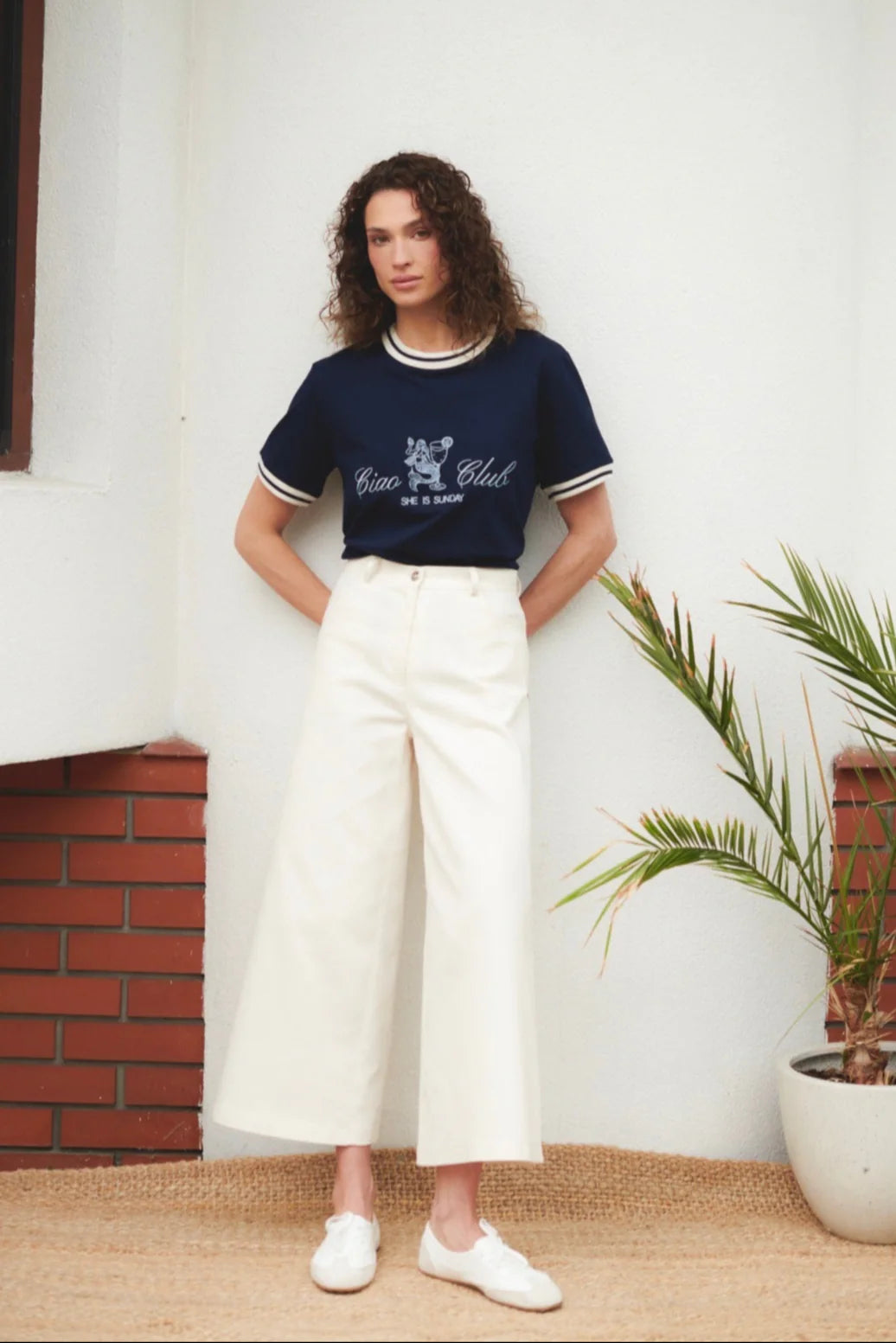 T-shirt Ciao Club Granatowy
