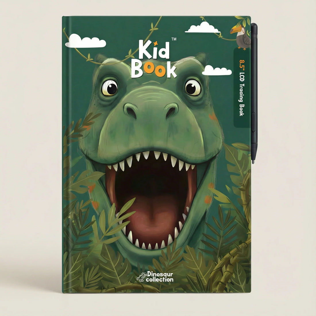 Tablet Graficzny z kartami pracy do rysowania - KidBook - Dino
